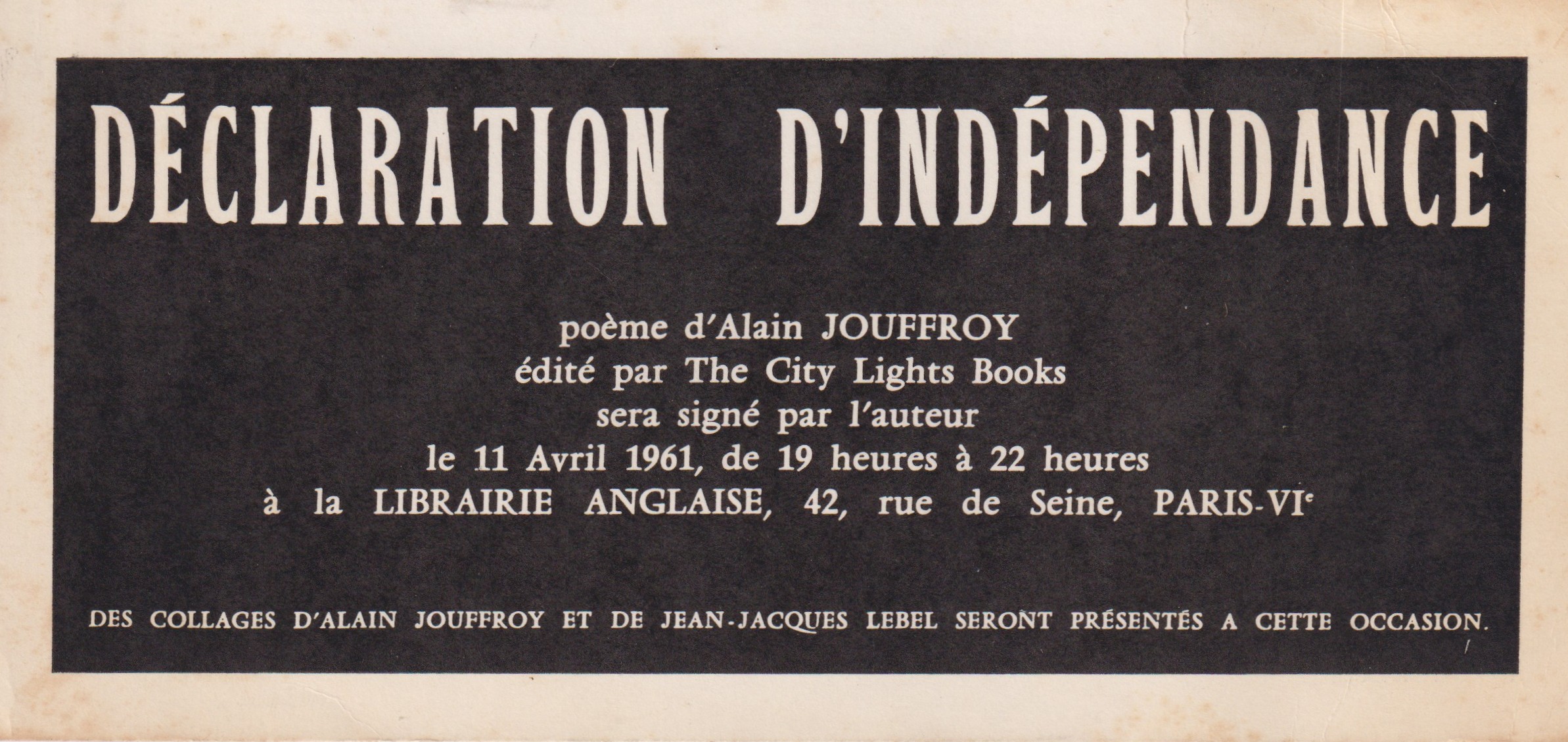 1961_cartoninvitation_declarationdindependance_librairieanglaise_paris.jpg